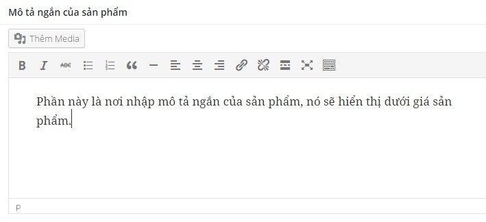 Nhập mô tả ngắn cho sản phẩm